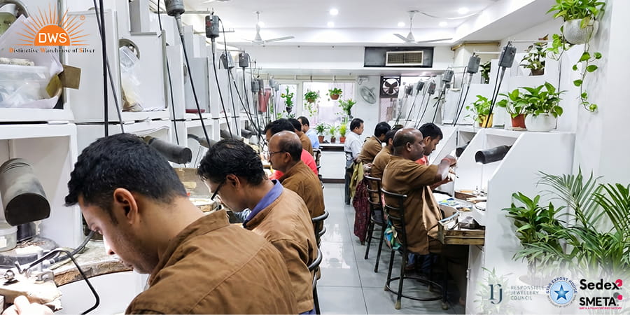 Ethical jewelry manufacturing from DWS